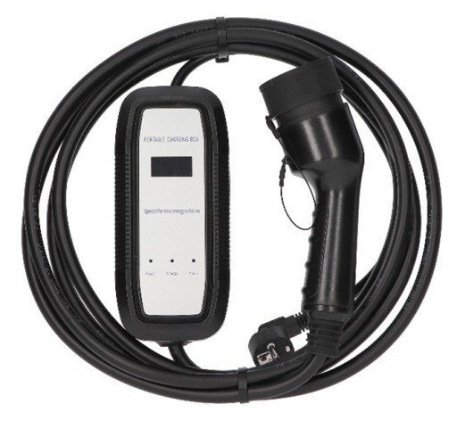 ЗАРЯДНАЯ СТАНЦИЯ Мобильное зарядное устройство для электромобилей 3,5 кВт, 16 А, КАЧЕСТВО ПОДКЛЮЧЕНИЯ