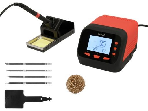 ПАЯЛЬНА СТАНЦІЯ 75W для T12 TIP РК-ДИСПЛЕЙ ФУНКЦІЯ АВТОСОН Yato