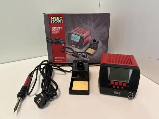 ПАЯЛЬНА СТАНЦІЯ 90W 180–480°C 230V НАБІР ІНСТРУМЕНТІВ MEEC