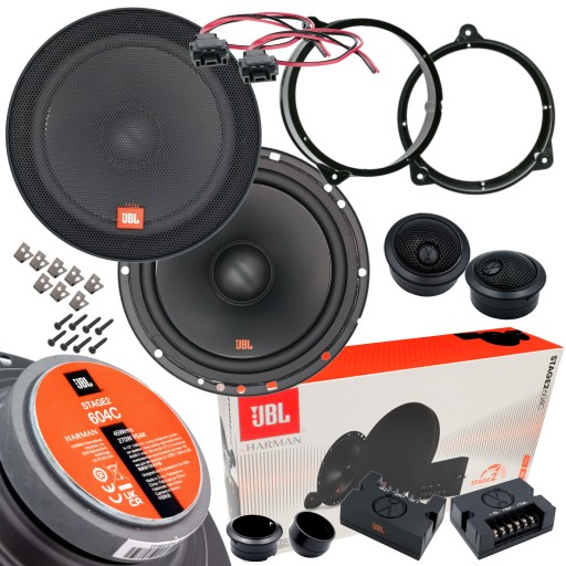 Проставки STAGE2 604C, динамики JBL для MERCEDES CLK W208 A208 FRONT