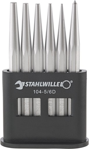 STAHLWILLE Набір пуансонів і різьбових блоків, 6 шт., в підставці STAHLWILLE