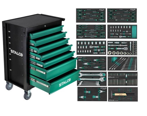STALCO S026399165 Шафа для інструментів 7 ящиків 165