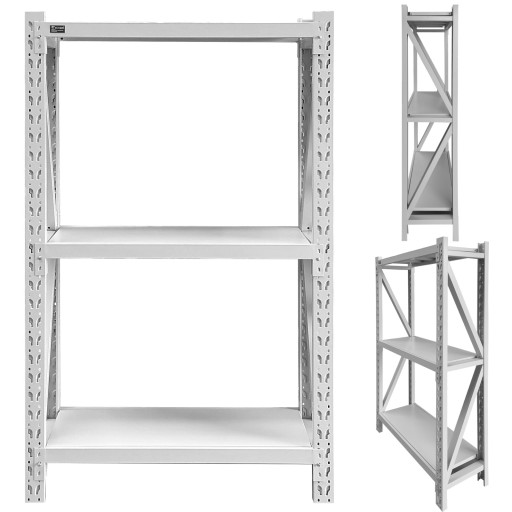 СТАЛЬНОЙ МОДУЛЬНЫЙ СТЕЛЛАЖ ДЛЯ ГАРАЖНОЙ МАСТЕРСКОЙ 1200х400х2000 120х40