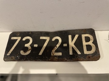 СТАРЫЕ РЕГИСТРАЦИОННЫЕ ТАБЛИЧКИ PRL 2 ШТ.