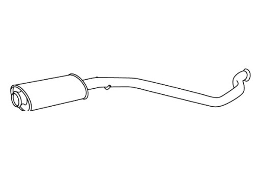 38.14.421 - СТАРЛАЙН СЕРЕДНІЙ ГЛУШНИК PEUGEOT 306 1.9 00 93 - 04 97
