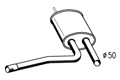 12.22.421 - ЦЕНТРАЛЬНЫЙ ГЛУШИТЕЛЬ STARLINE TL AUDI A4 1.6-1.9TDI 94-09 01