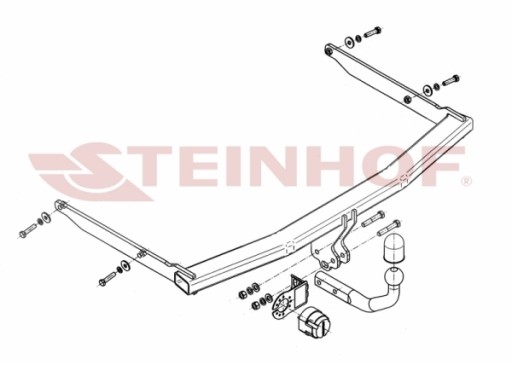СЦЕПНЫЙ КРЮК STEINHOF FORD FOCUS II/ III (4D) 02/2005-