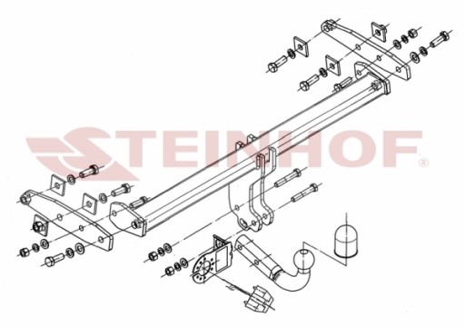 СЦЕПНЫЙ КРЮК STEINHOF VOLVO XC 60 2008-