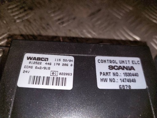 КОНТРОЛЛЕР ECAS ELC SCANIA R 4461702060