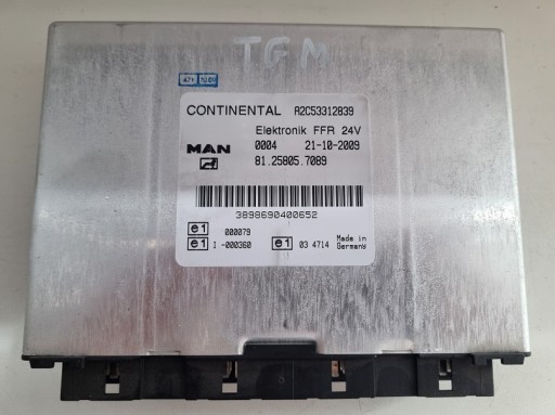 MAN - КОМП'ЮТЕР КОНТРОЛЕР FFR MAN TGL TGM TGA 81258057089