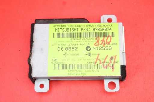 8785A074 - МОДУЛЬ КОНТРОЛЛЕРА BLUETOOTH 8785A074 MITSUBISHI ASX 1 I 15R