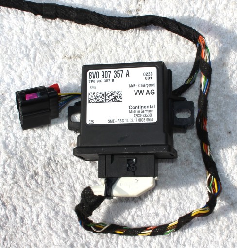 8V0907357A - Контроллер, модуль огней, 8V0907357A, Audi A3, Audi A3 E-Tron