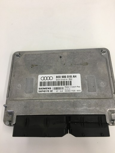 STEROWNIK SILNIKA AUDI A4 B6 1.6 8E0906018AH - КЕРУВАННЯ ДВИГУНОМ AUDI A4 B6 1.6 8E0906018AH