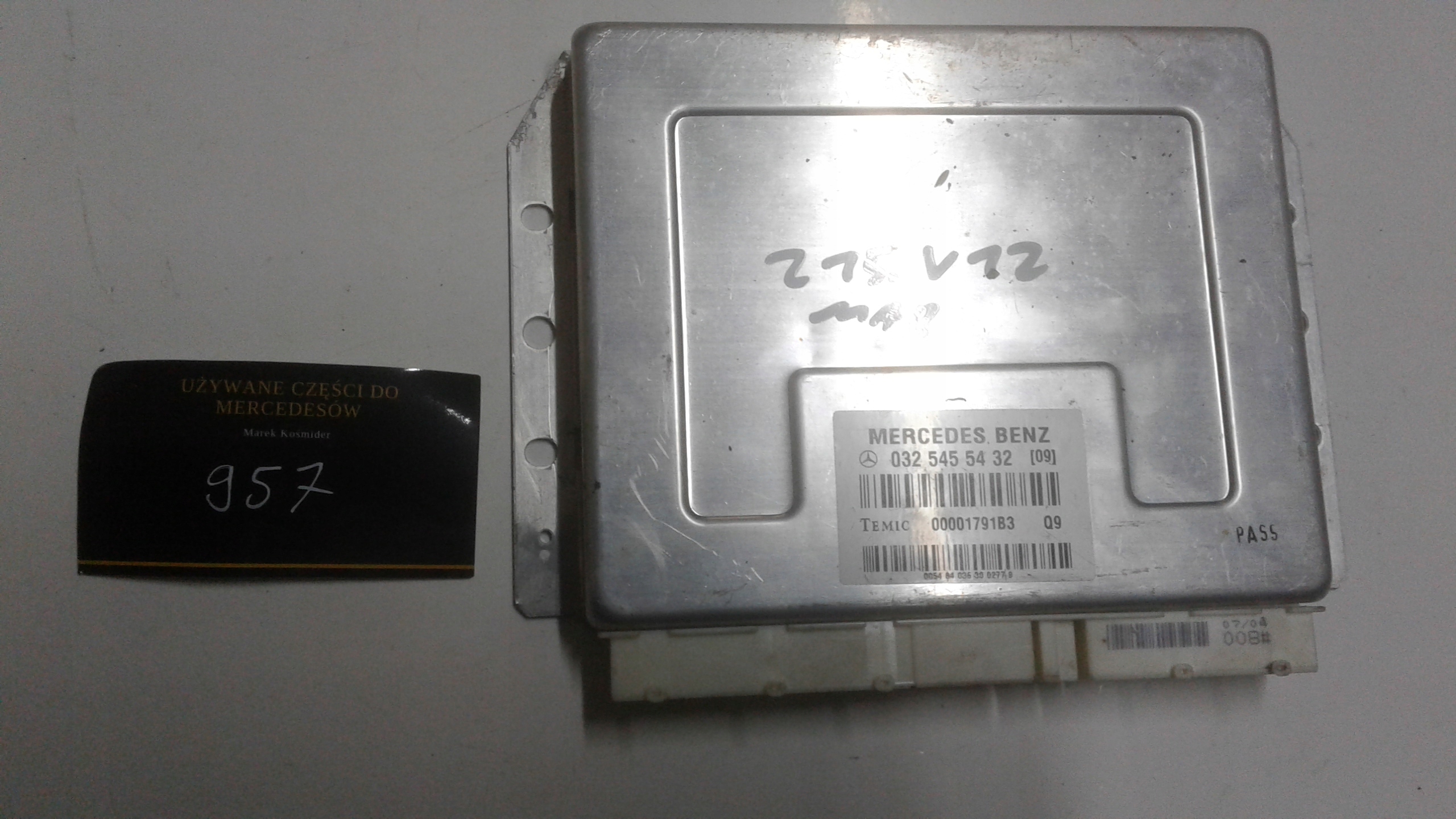 КОНТРОЛЕР ПІДВІСКИ В 215 ВТ 220 № 0325455432