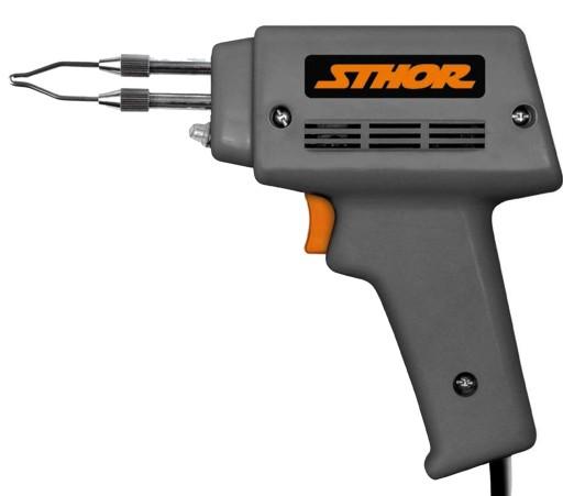 Трансформаторный паяльник STHOR 100 Вт с принадлежностями