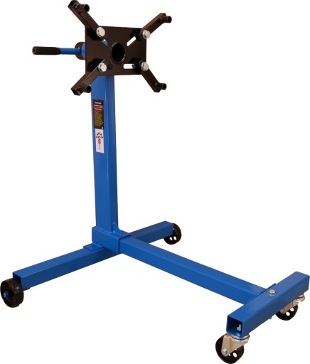 ПОДСТАВКА ДЛЯ КРЕПЛЕНИЯ ДВИГАТЕЛЯ 450 КГ – ПРОЧНАЯ – БОЛЬШАЯ – ПОВОРОТНАЯ – СИНЯЯ