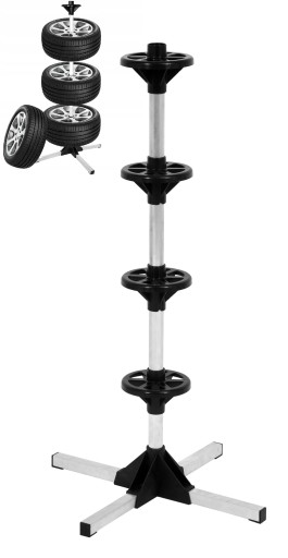 СКЛАДНА ПІДСТАВКА ДЛЯ ШИН ДИСОК АВТОМОБІЛЬНИХ ДИСКІВ НА 4 КОЛЕСАХ YATO YT-55690