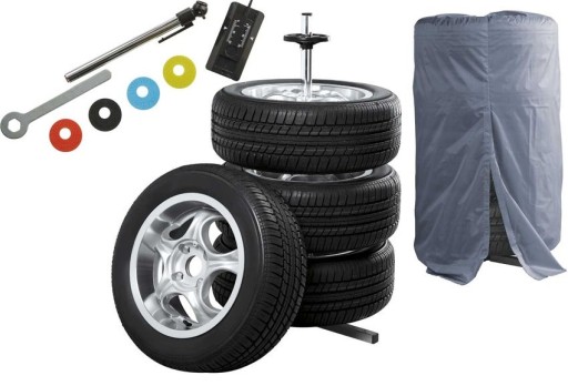СТОЙКА-ВЕШАЛКА ДЛЯ КОЛЕС КОЛЕСА ШИНЫ+ЧЕХОЛ+АКСЕССУАРЫ 225мм