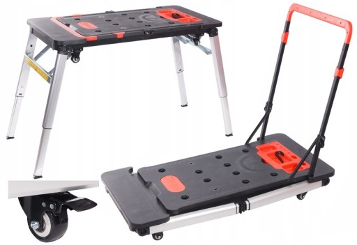 РАБОЧИЙ СТОЛ 7в1 СКЛАДНАЯ РАБОЧАЯ ТЕЛЕЖКА МНОГОФУНКЦИОНАЛЬНАЯ РАБОЧАЯ ПЛАТФОРМА