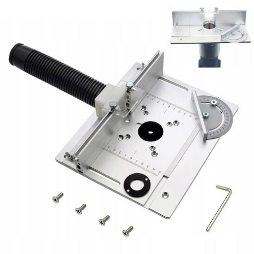 ВЕРХНІЙ ТРИММЕР З АЛЮМІНІЄВОГО СПЛАВУ З КОВЗУЮЧОЮ НАПРАВЛЯЮЧОЮ ТА ДІАГОНАЛЬНОЮ НАПРАВЛЯЮЧОЮ