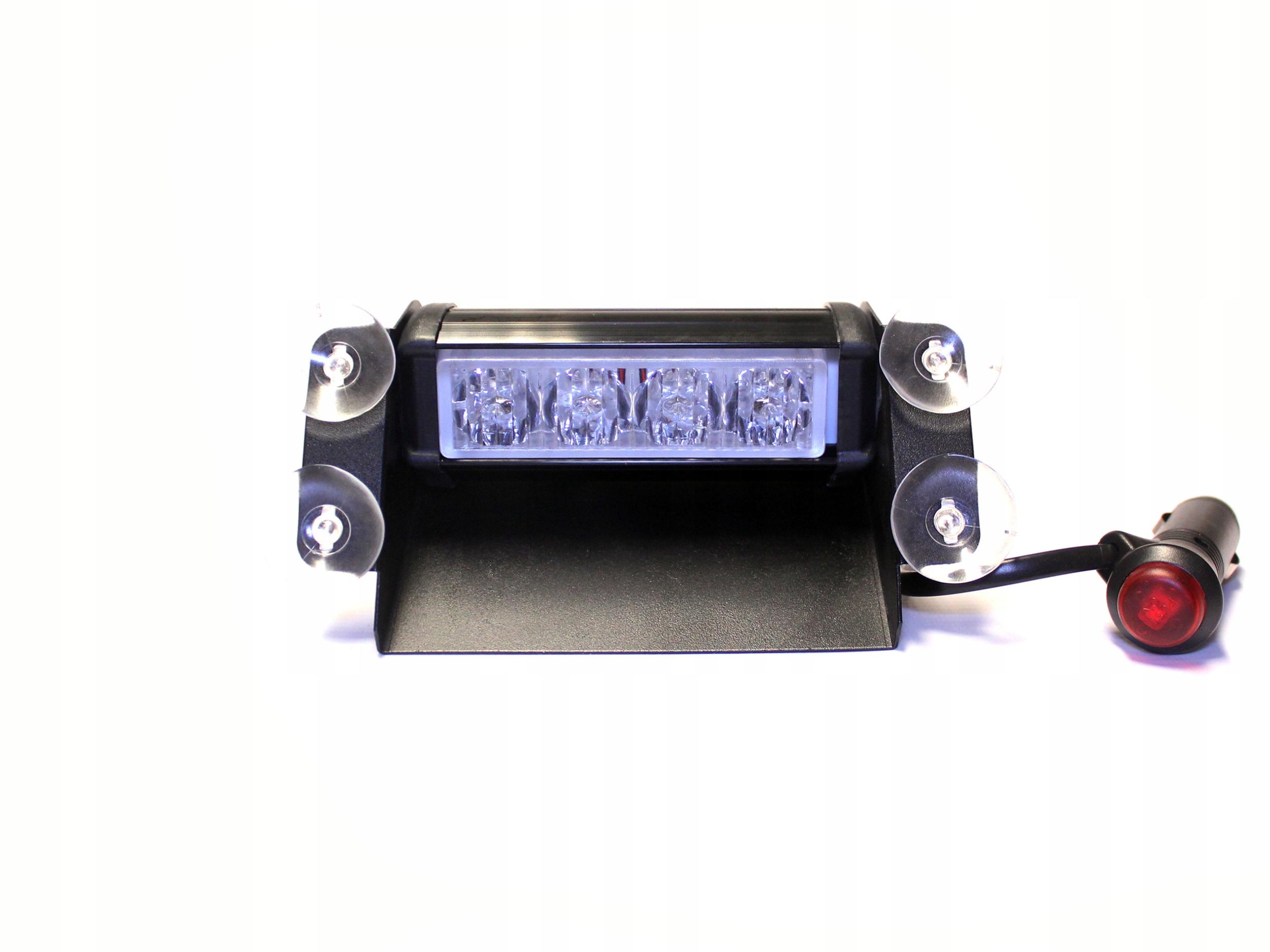 СТРОБ ПОЛИЦИИ 8 F ДЛЯ СТЕКЛА КРАСНО-СИНИЙ