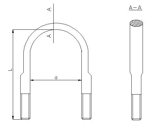 MTX-F001 - ПРУЖИННАЯ СТУПЕНЬ BPW M22X128X300 M22X2,5 ПРОСТРАНСТВО 128 ДЛИНА 300 ТИП F