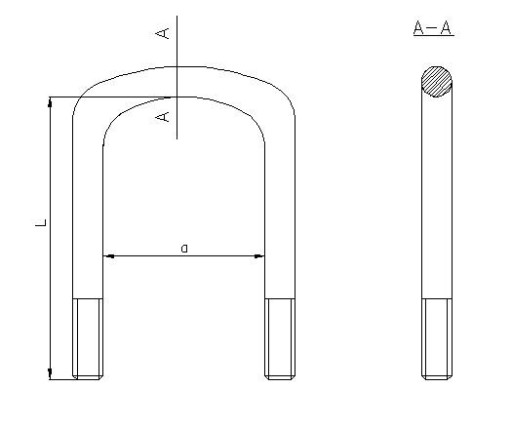 MTX-B160 - VOLVO SPRING STEP M24X91X420 M24X3 SPACE 91 ДОВЖИНА 420 ТИП B MTX MTX