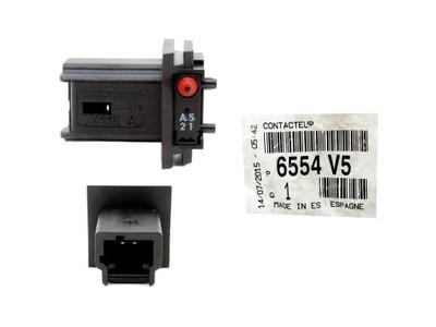 6554V5 - КОНТАКТОР ЗАДНІХ ДВЕРЕЙ PEUGEOT 307 407 5008 PARTNER