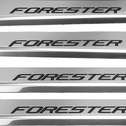 SUBARU FORESTER MK4 SJ Глянцевая отделка из нержавеющей стали 304