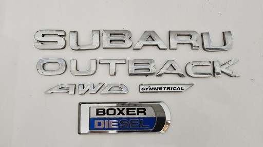 SUBARU OUTBACK 2009-2014 AWD SYMMETRIC BOXER DIESEL ЕМБЛЕМА