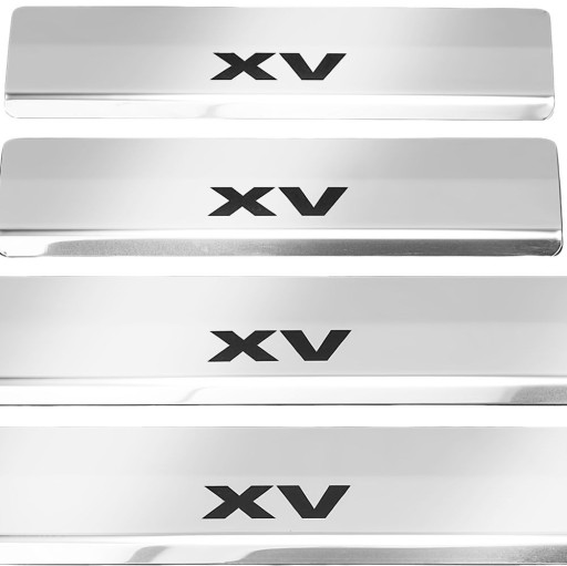 SUBARU XV MK2 Накладки на пороги з нержавіючої сталі 304, глянцеве покриття