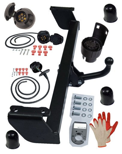 SUZUKI GRAND VITARA 1998-2005 БУКСИРУВАЛЬНИЙ ГАК + джгут проводів + ПЕРЕХОДНИК 7PIN/13P + БЕЗКОШТОВНО