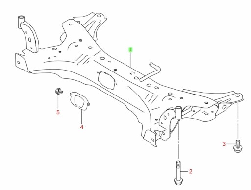 45810-81P00-SS - Suzuki ignis 2017 года — салазки с подвеской