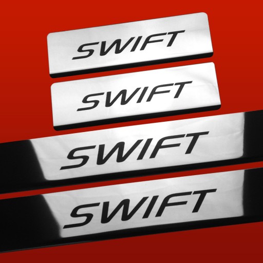 SUZUKI SWIFT MK4 5-дверная накладка на порог, отделка из нержавеющей стали 304