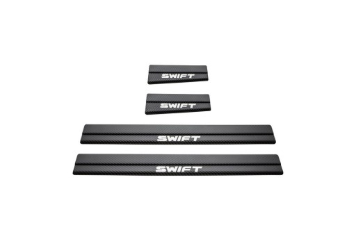 SUZUKI SWIFT MK5, 5-дверні пороги, нержавіюча сталь 304, обробка