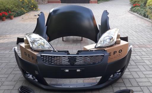 SW2010MZBP - SUZUKI SWIFT MK7 2010 БАМПЕР + КАПОТ + КРЫЛО P