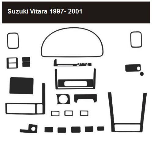 SUZUKI VITARA 95/97 ОБЛИЦОВКА НАКЛЕЙКИ ПАНЕЛЬ ДОСКА
