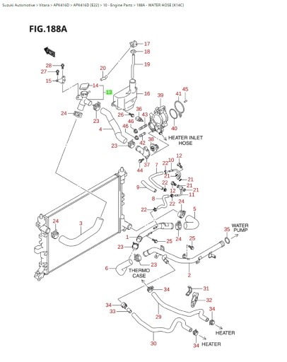 17910-56P00 - SUZUKI VITARA S-CROSS 1.0 1.4 PB наповнювач пробка трійник