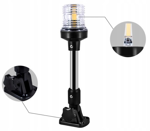 3574 - СВІТЛОДІОДНИЙ СВІТЛО НАДУВНИЙ ЧОВЕН ЯХТА ЯКІР ВІТРИЛЬНИЙ СПОРТ