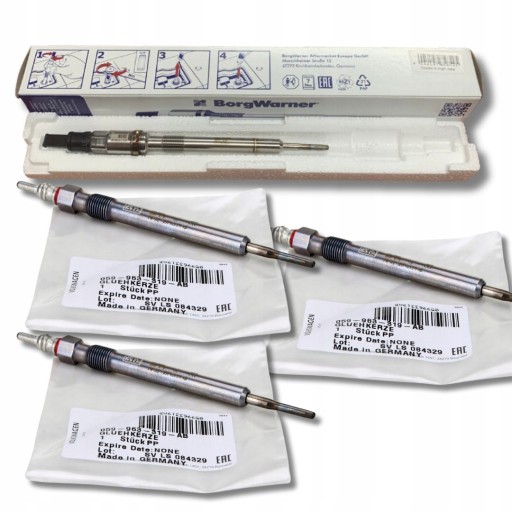 059963319AB, - Свечи накаливания vag с датчиком beru psg007 + 3x oe vw 059963319ab комплект.