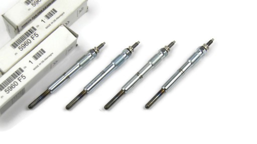 5960-F5 - Комплект свічок розжарювання 4 peugeot citroen 2.0 hdi 8v 2.2 hdi 16v оригінал