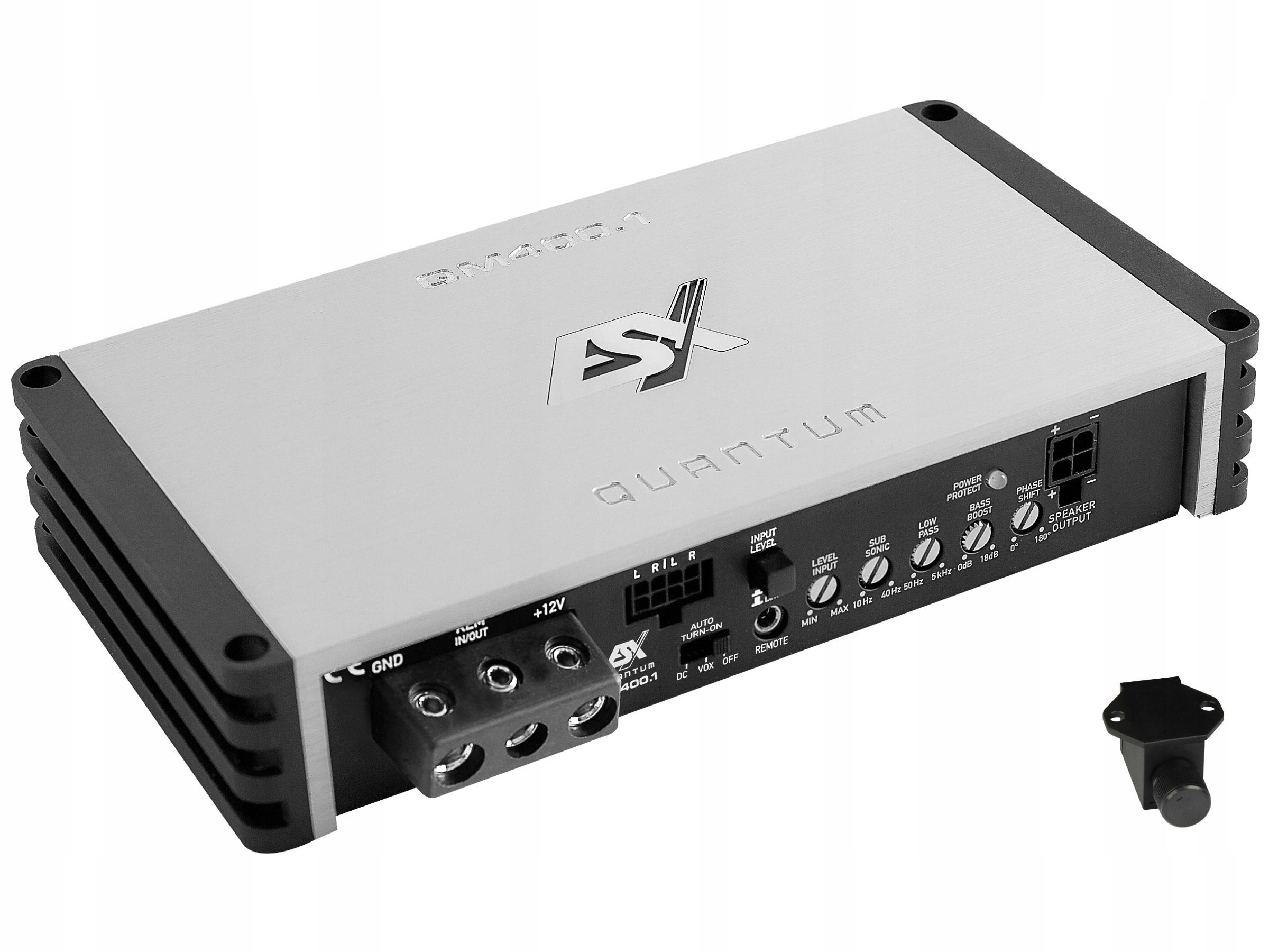 ВЕЛИКИЙ ПІДСИЛЮВАЧ ESX QM400. 1 МОНОБЛОК 450W RMS