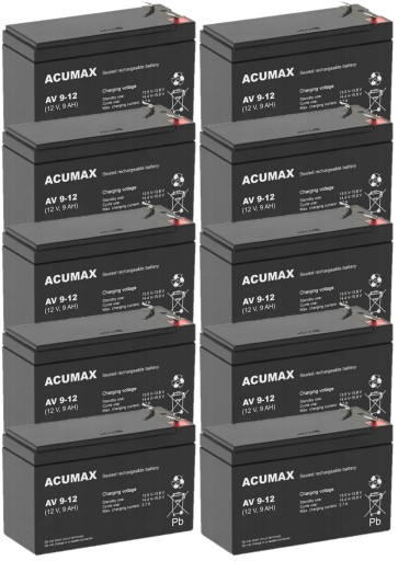 КОМПЛЕКТ АККУМУЛЯТОРОВ SYMMETRA 4 ДЛЯ ИБП 10x AV 9-12