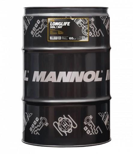 СИНТЕТИЧНЕ МАСЛО MANNOL LONGLIFE OIL 504/507 5W30 60л
