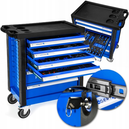 Шкаф для инструментов HT7G052 6sz hoegert + инструменты 171el