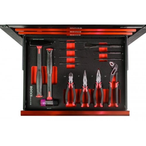 СТАЛЬНОЙ ГАРАЖНЫЙ ИНСТРУМЕНТАЛЬНЫЙ ШКАФ С ИНСТРУМЕНТАМИ, 150 ДЕТАЛЕЙ