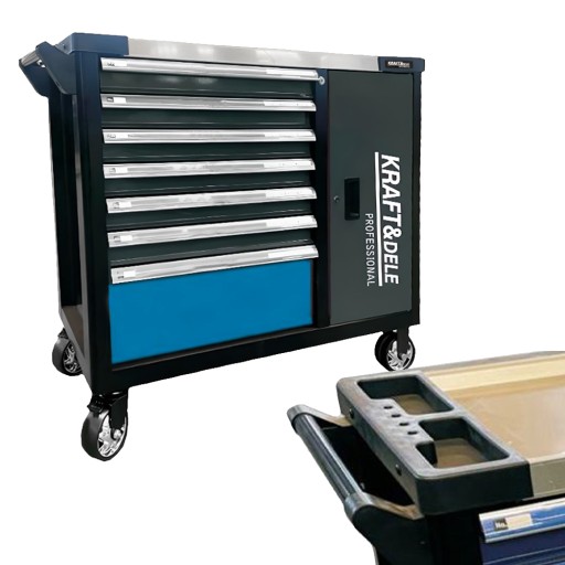 ШАФКА ДЛЯ ІНСТРУМЕНТІВ ВІЗОК ДЛЯ ІНСТРУМЕНТІВ 7 ЯЩИКІВ 309 елементів