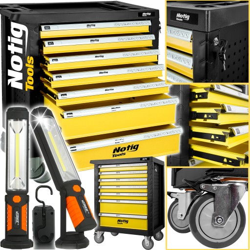 ИНСТРУМЕНТАЛЬНЫЙ ШКАФ ДЛЯ МАСТЕРСКОЙ ТЕЛЕЖКА ДЛЯ ИНСТРУМЕНТОВ С 7 ВЫДВИЖНЫМИ ЯЩИКАМИ!!