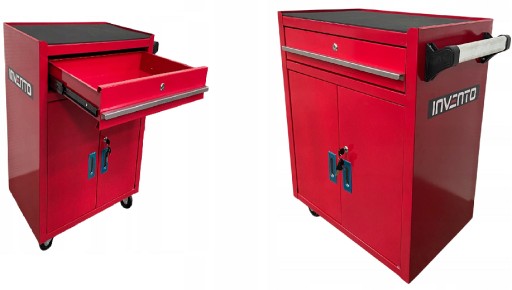 ШАФА ІНСТРУМЕНТАЛЬНА МАЙСТЕРНЯ ВІЗОК ЗАКРИВАНА INVENTO 73x63x40 см