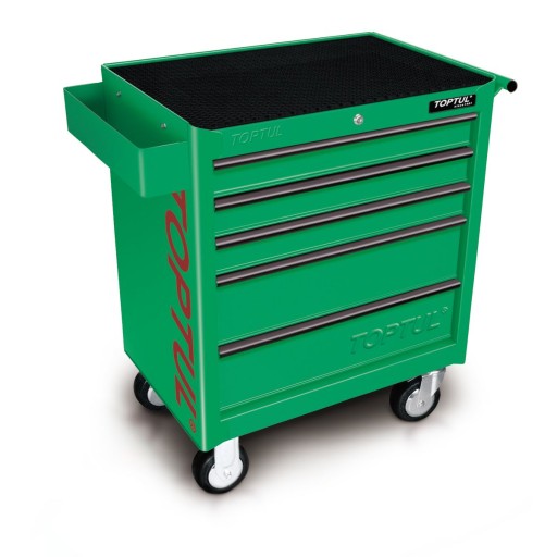 ИНСТРУМЕНТАЛЬНЫЙ ШКАФ TOPTUL тележка 157 предметов, 5 ящиков
